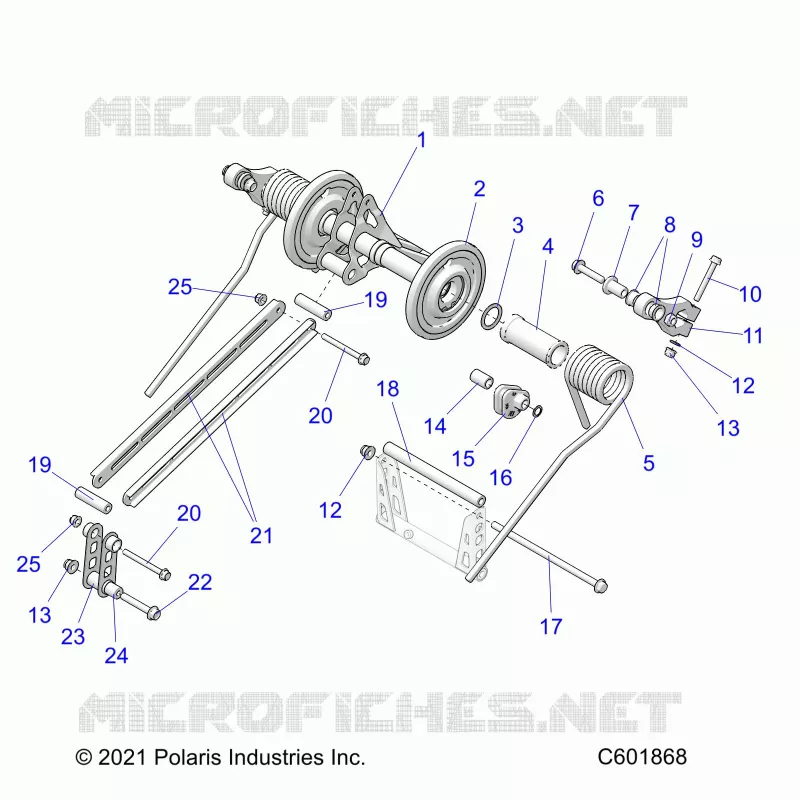 SUSPENSION, TRASERO ARM PAR
