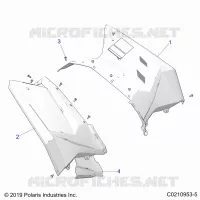 CARROCERÍA POSTERIOR CAB AND HEAT SHIELDS
