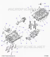 ENGINE, CRANKCASE AND CIGUEÑAL