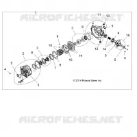 TREN, FRONT GEARCASE INTERNALS