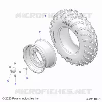 RUEDAS, FRONT TIRE