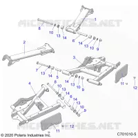 SUSPENSION TRASERA CONTROL ARMS