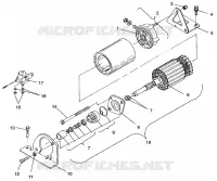 MOTOR DE ARRANQUE CLASSIC TOURING 0963365 and EUROPEAN CLASSIC TOURING E963365 (4933623362D003)
