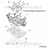 CHASSIS, MARCO PRINCIPAL AND SKID PLATES