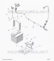 ELECTRICA, BATTERY WITH CABLES, 12V