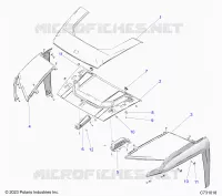 CAPUCHA AND FRONT FENDERS