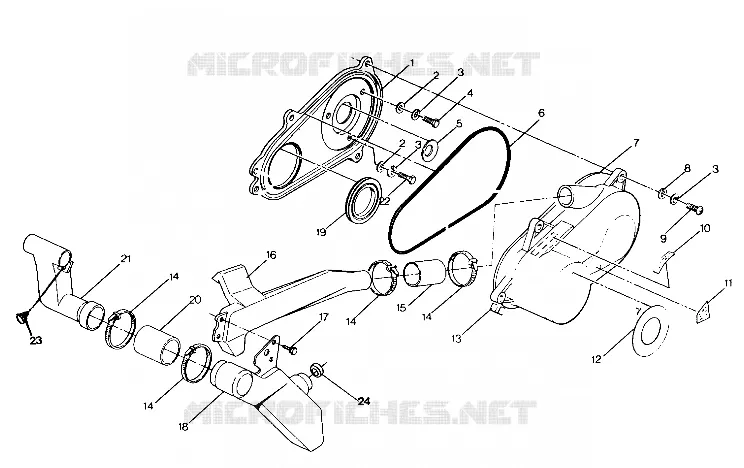 tapa del embrague ASSEMBLY 250 4x6 / W928627 (4922902290026A)