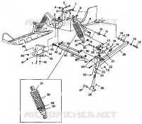 SUSPENSIÓN DELANTERA  500 RMK 0982964 AND  EUROPEAN 500 RMK E982964 (4942634263B001)