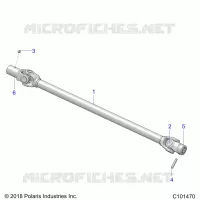 TREN, PROP SHAFT, FRONT