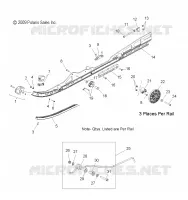 SUSPENSION, montaje en carril