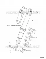 SUSPENSION, CHOQUE FRONTAL MOUNTING