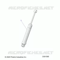 SUSPENSION, SHOCK TRASERO TRACK