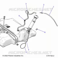 SISTEMA DE COMBUSTIBLE, FUEL LINES, STD.