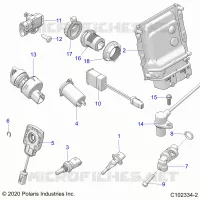 ELECTRICA, SWITCHES, SENSORS, ECU AND CONTROL MODULES