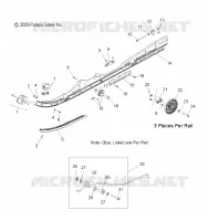 SUSPENSION, montaje en carril