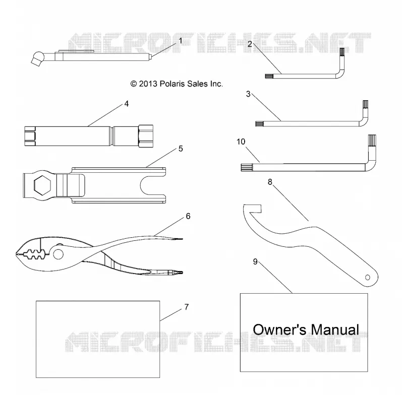 REFERENCES, KIT DE HERRAMIENTA and EL MANUAL DEL PROPIETARIOS