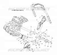 MOTOR, MOUNTING LH