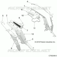 GUARDABARROS TRASEROS AND BEZELS- Z20N4E92AL/AR/BL/BR (C700248-8)