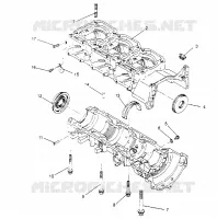 CAJA DEL CIGÜEÑAL ASSEMBLY Storm 0950782, Storm SKS 0950582,  Euro Storm E950782, E (4929012901C011)