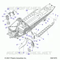 CHASSIS, PROTECCIÃ³N DEL EMBRAGUE, FOOTRESTS, AND RUNNING BOARDS