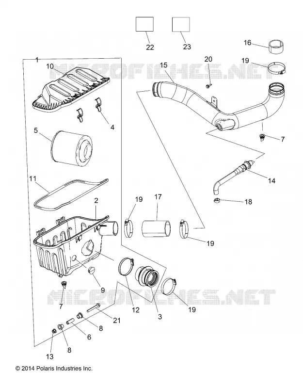 ENGINE, TOMA DE AIRE SYSTEM