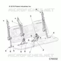 ASIENTO BELT AND MOUNTING