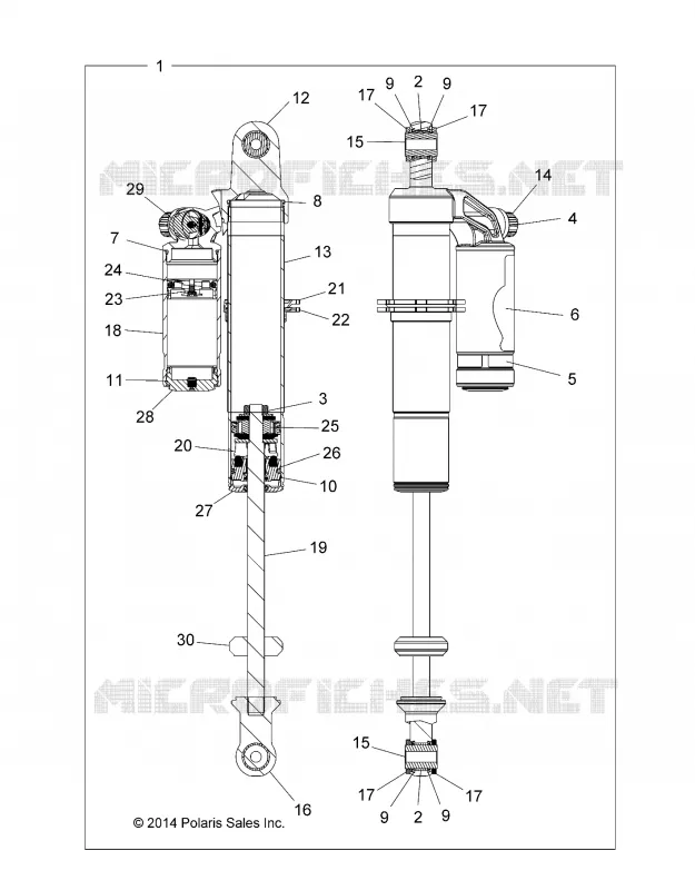 SUSPENSION TRASERA SHOCK