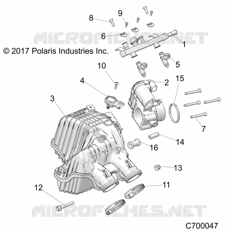 ENGINE, TOMA DE AIRE MANIFOLD