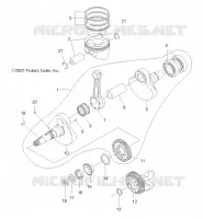 MOTOR, CIGUEÑAL AND PISTÓN