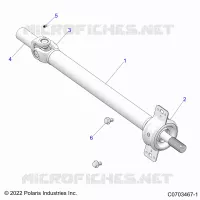 TREN, PROP SHAFT,MID, BEARING