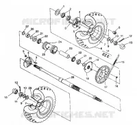 TRASERO conjunto de accionamiento RUEDA 4X4 350L W938139 (4924052405030A)