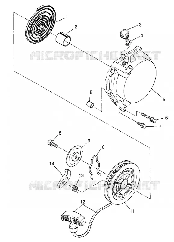 ARRANQUE DE RETROCESO Sportsman 400L W97AC38C (4939673967D006)