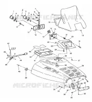 MONTAJE CAMPANA 500 EFI / 0930674 and  500 EFI SKS / 0930574 (4922962296005A)