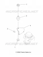 MOTOR, CARBURADOR BRACKET