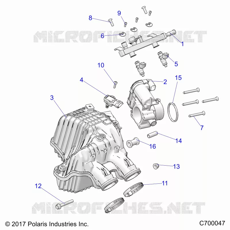 ENGINE, TOMA DE AIRE MANIFOLD