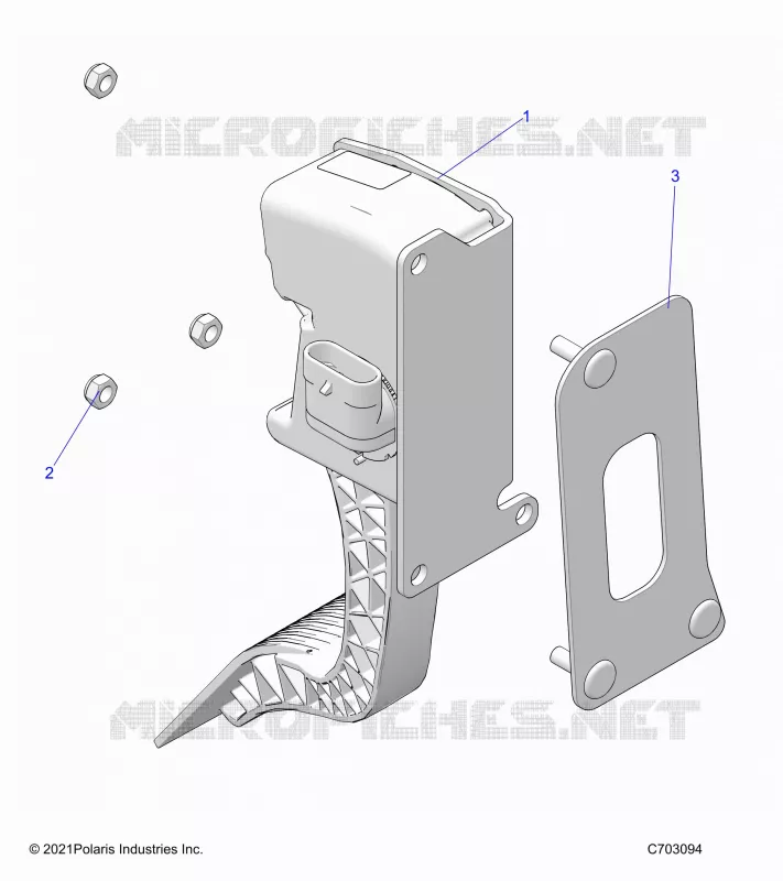 ENGINE, PEDAL DEL ACELERADOR