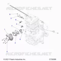 ENGINE, CUERPO DE MARIPOSA AND FUEL RAIL