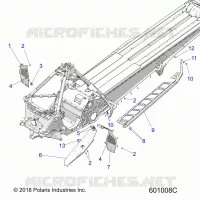 CHASSIS, PROTECCIÃ³N DEL EMBRAGUE, FOOTRESTS, AND RUNNING BOARDS