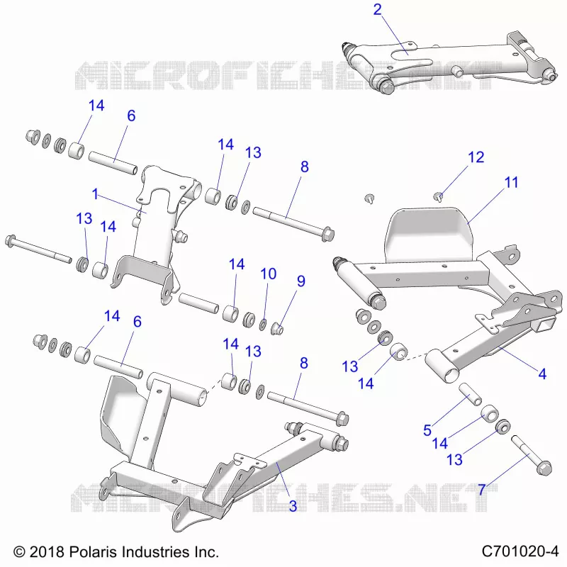 SUSPENSION TRASERA CONTROL ARMS