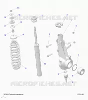 SUSPENSION, PUNTAL DELANTERO