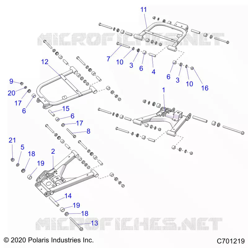 SUSPENSION TRASERA CONTROL ARMS