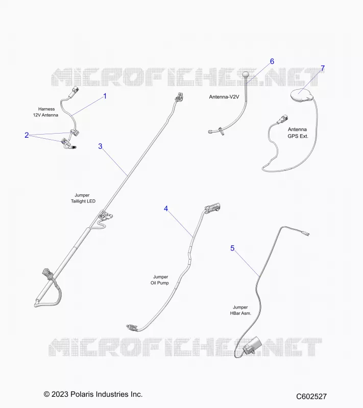 ELECTRICA, JUMPER WIRES/ANTENNAS/HARNESS