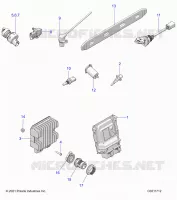 ELECTRICA, SWITCHES, SENSORS, ECU AND CONTROL MODULES