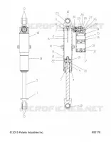 SUSPENSION, SHOCK TRASERO TRACK, HI LO ADJ., SNOW CHECK (7044383)