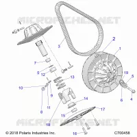 TREN, SECONDARY CLUTCH