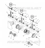 PISTÓN Y CIGÜEÑAL XLT/0930767,XLT SP/0930667    XLT SKS/0930567 (4923012301035A)