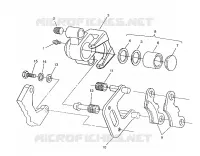 MONTAJE DE FRENO DELANTERA 6x6 400L, SWEDISH S948740 and  NORWEGIAN N948740 (4926812681018A)