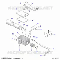 ENGINE, TOMA DE AIRE SYSTEM
