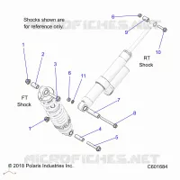 SUSPENSION, MONTAJE DE DESCARGA, REAR SUSP.