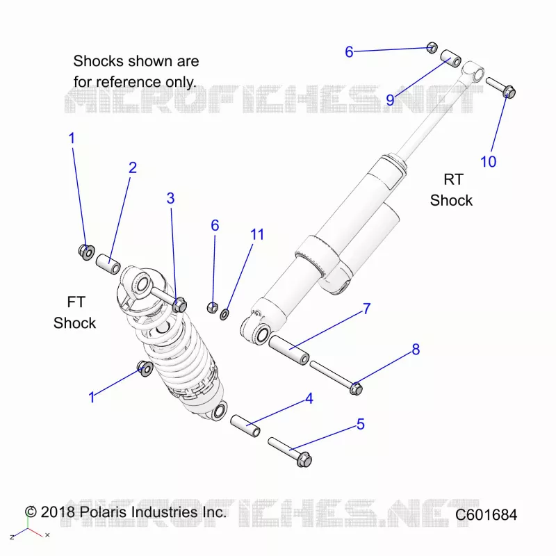 SUSPENSION, MONTAJE DE DESCARGA, REAR SUSP.